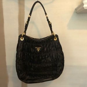Vintage black Prada tote bag